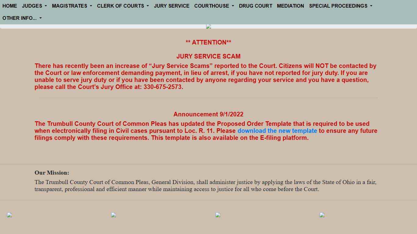 Trumbull County Common Pleas Court General Division